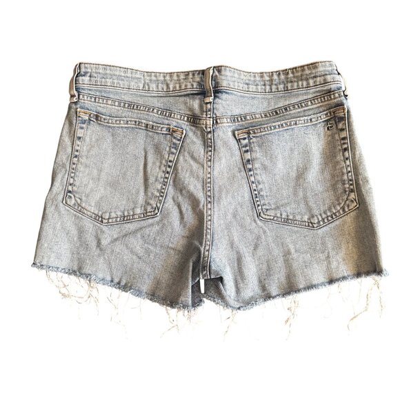 Rag & Bone Womens Denim Dre Low-Rise Frayed Hem Shorts Size 29 - Picture 5 of 5